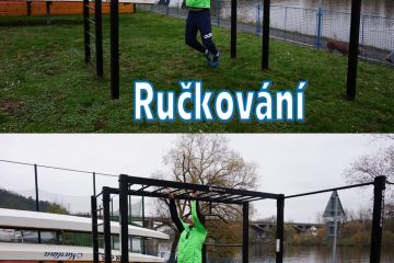 Ukázky cvičení ve venkovních posilovnách