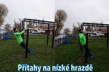Ukázky cvičení ve venkovních posilovnách