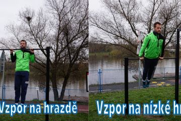 Ukázky cvičení ve venkovních posilovnách