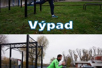 Ukázky cvičení ve venkovních posilovnách