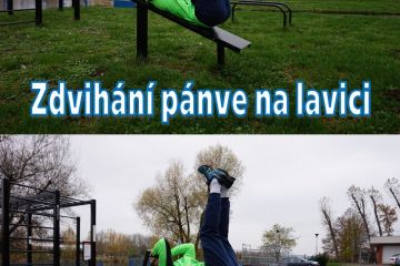 Ukázky cvičení ve venkovních posilovnách
